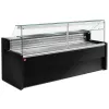 Professionele Zwarte Display Koelvitrine